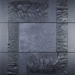 Schwarz_in_Schwarz I Acryl, Marmormehl, 120 x100